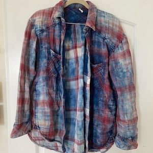 Free people oversized flannel